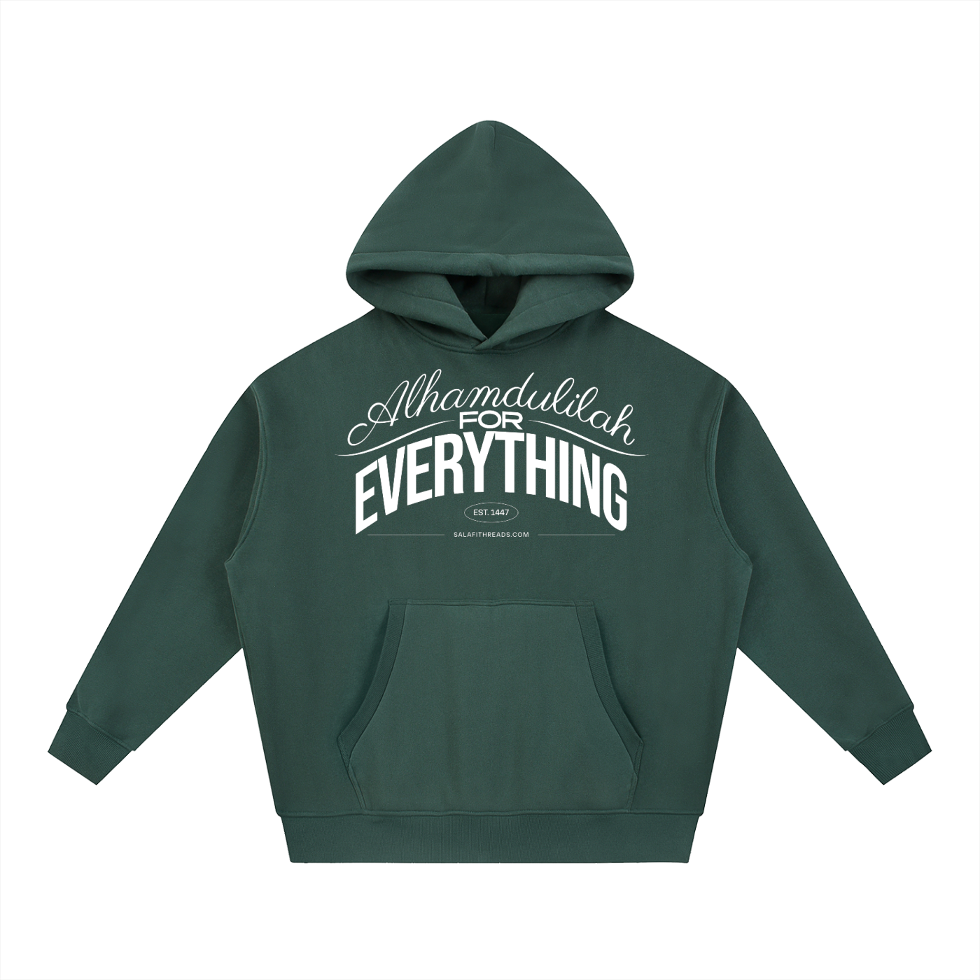 Essential Oversized Boxy Fit Fleece Hoodie