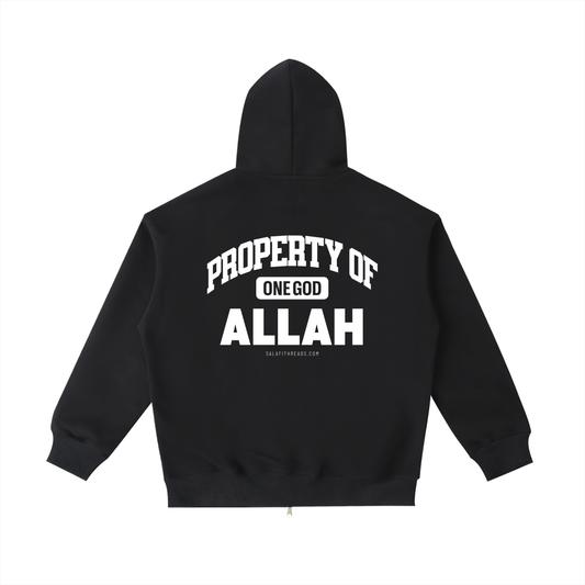 Property of Allah | Essential Heavyweight Jacket Hoodie