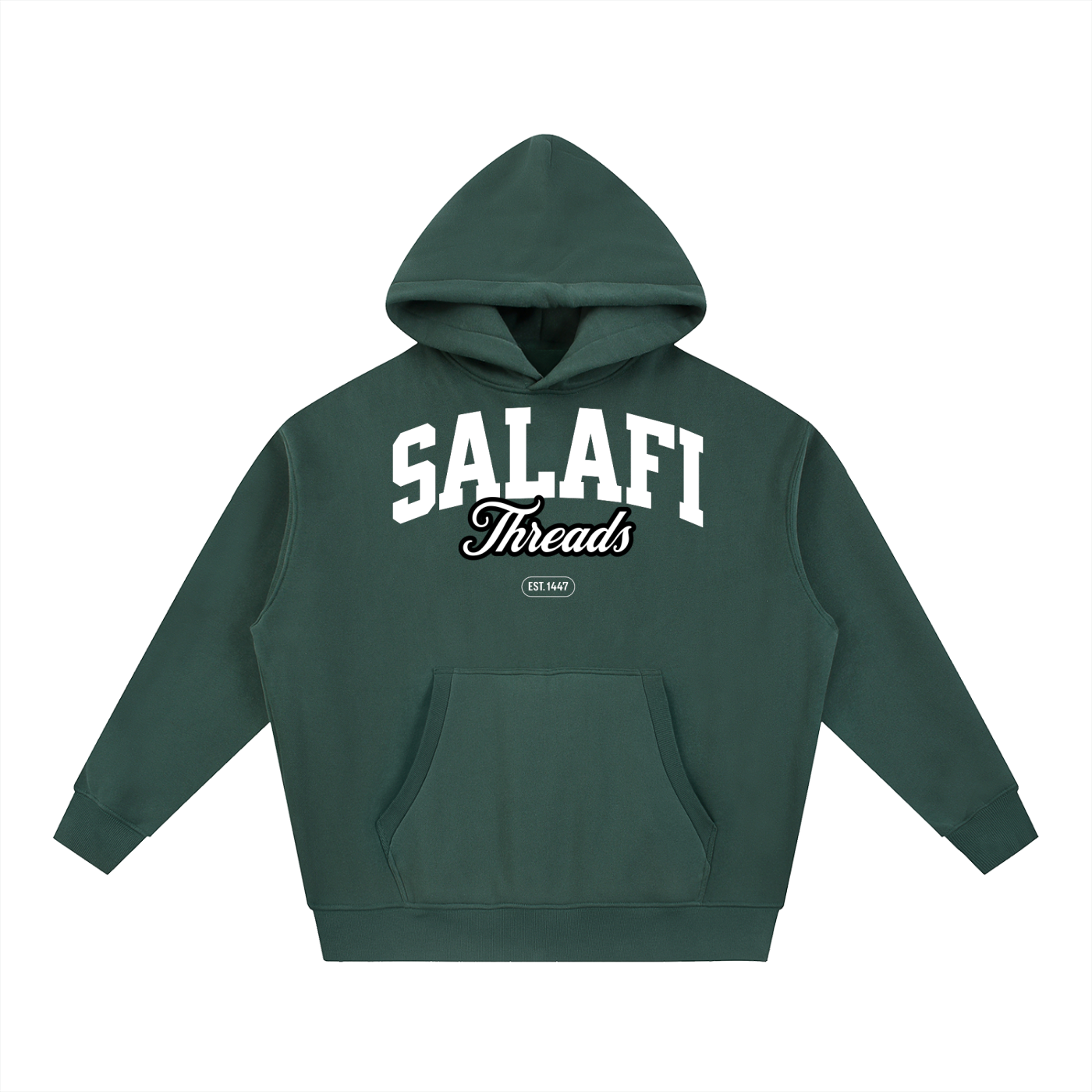 Essential Oversized Boxy Fit Fleece Hoodie