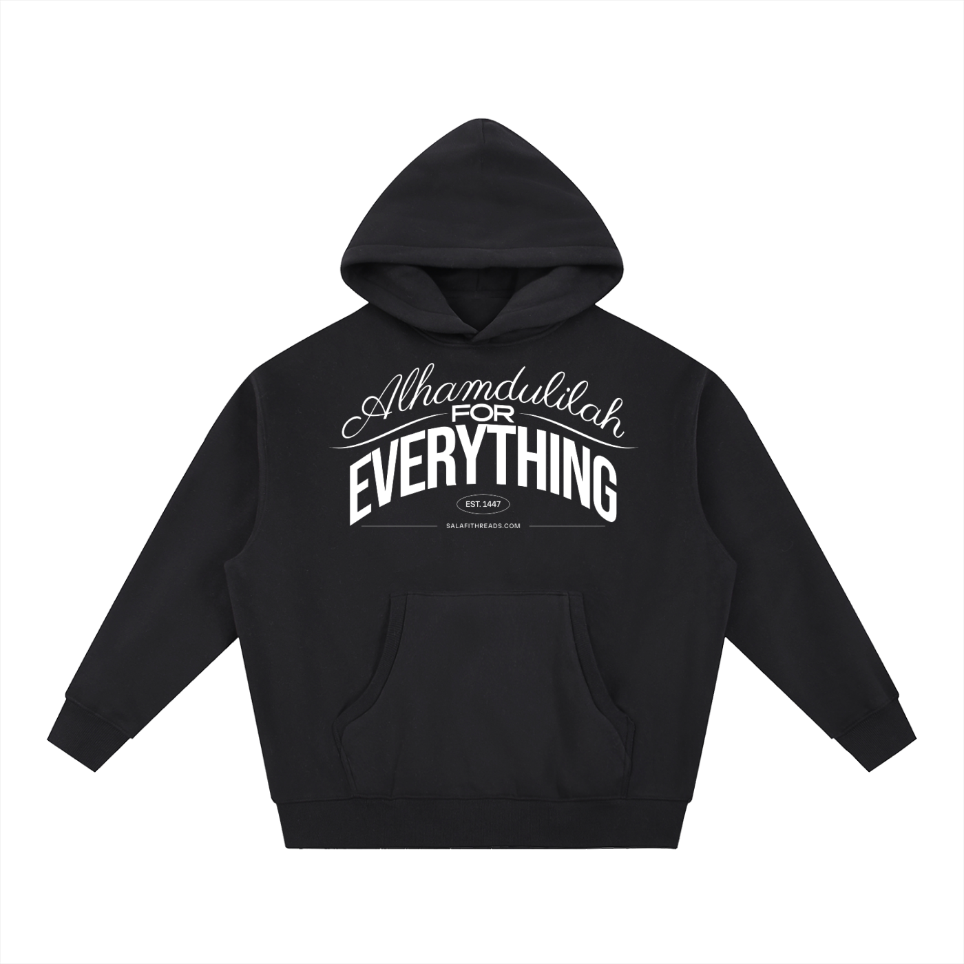 Essential Oversized Boxy Fit Fleece Hoodie
