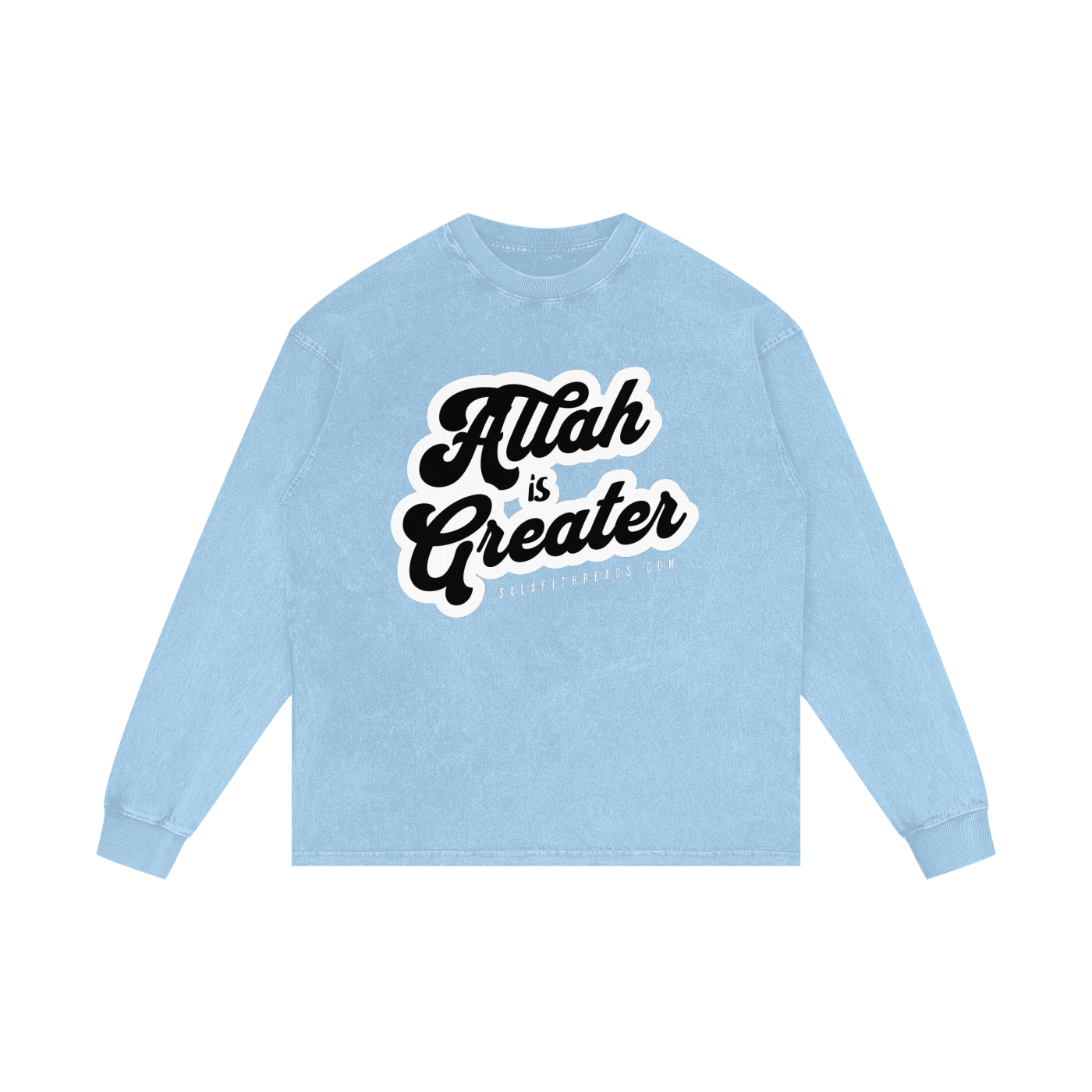 Acid Wash Oversize Long Sleeve T-Shirt