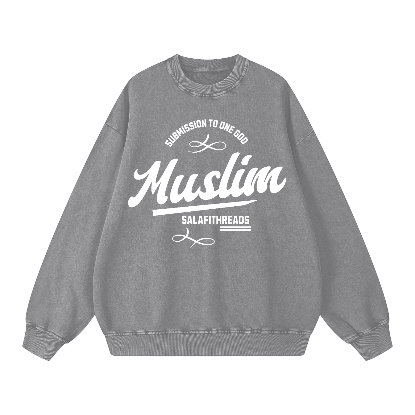 Snow Washed Oversized Sweatshirt