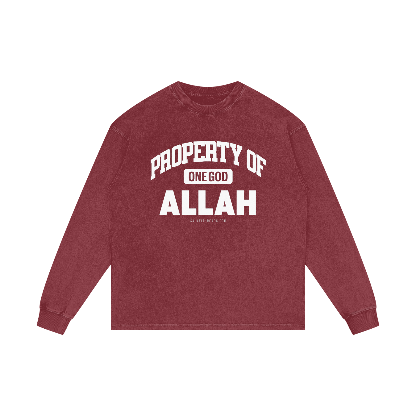 Acid Wash Oversize Long Sleeve T-Shirt