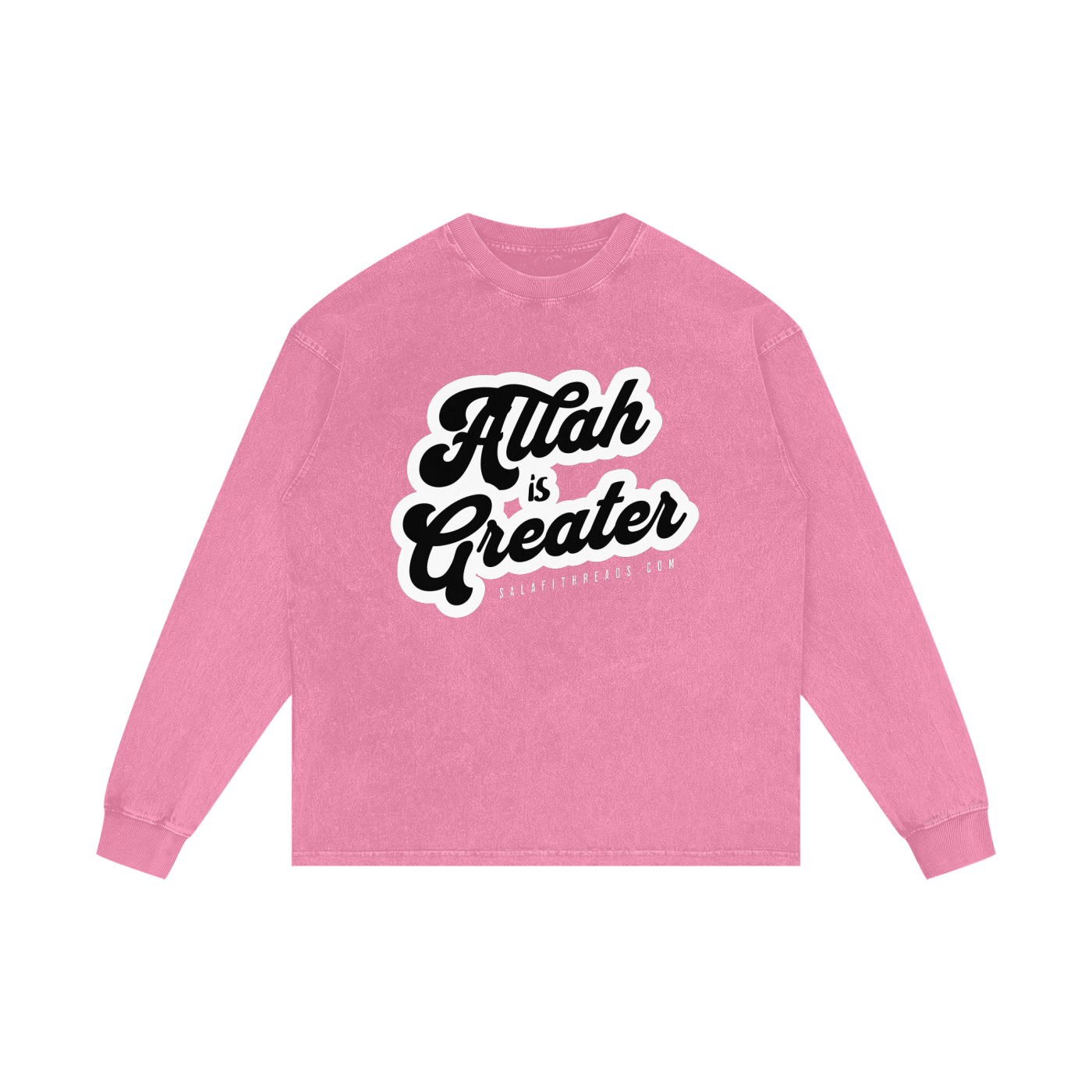 Acid Wash Oversize Long Sleeve T-Shirt