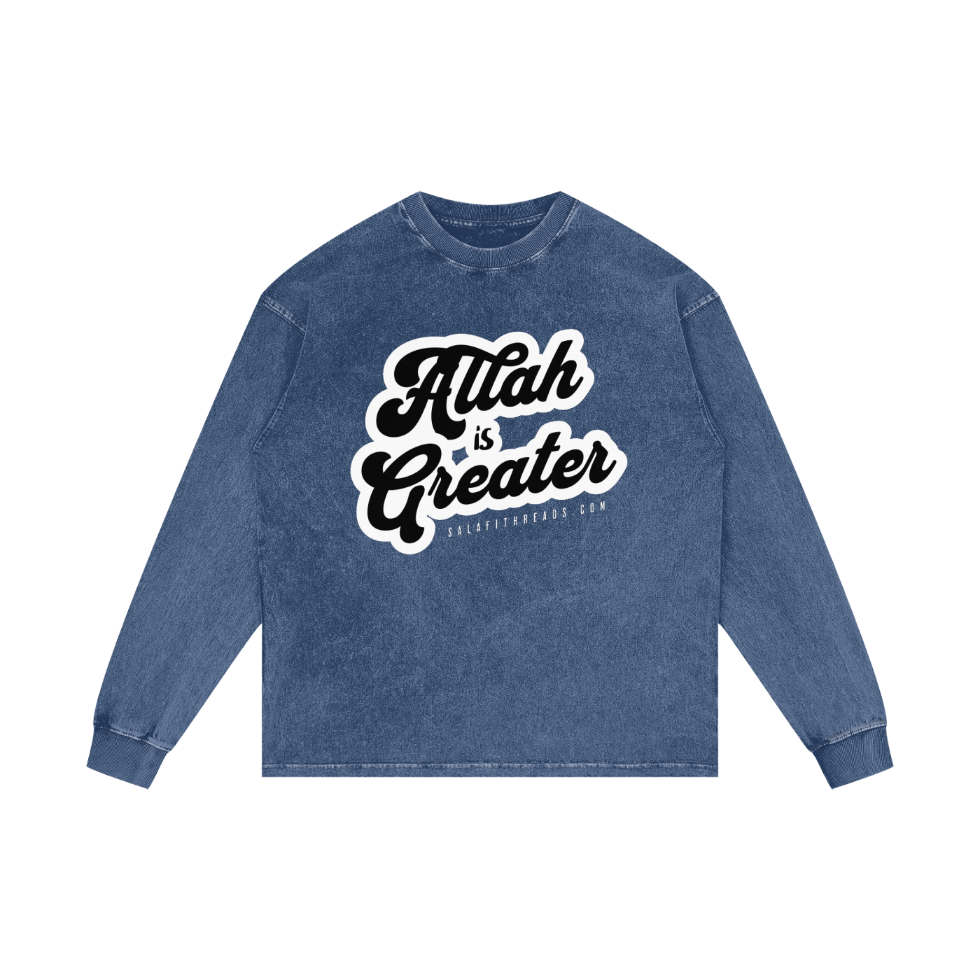 Acid Wash Oversize Long Sleeve T-Shirt