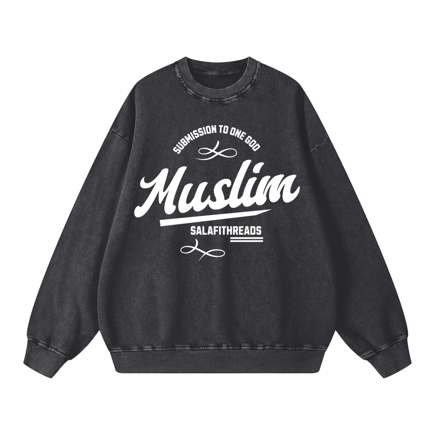 Snow Washed Oversized Sweatshirt