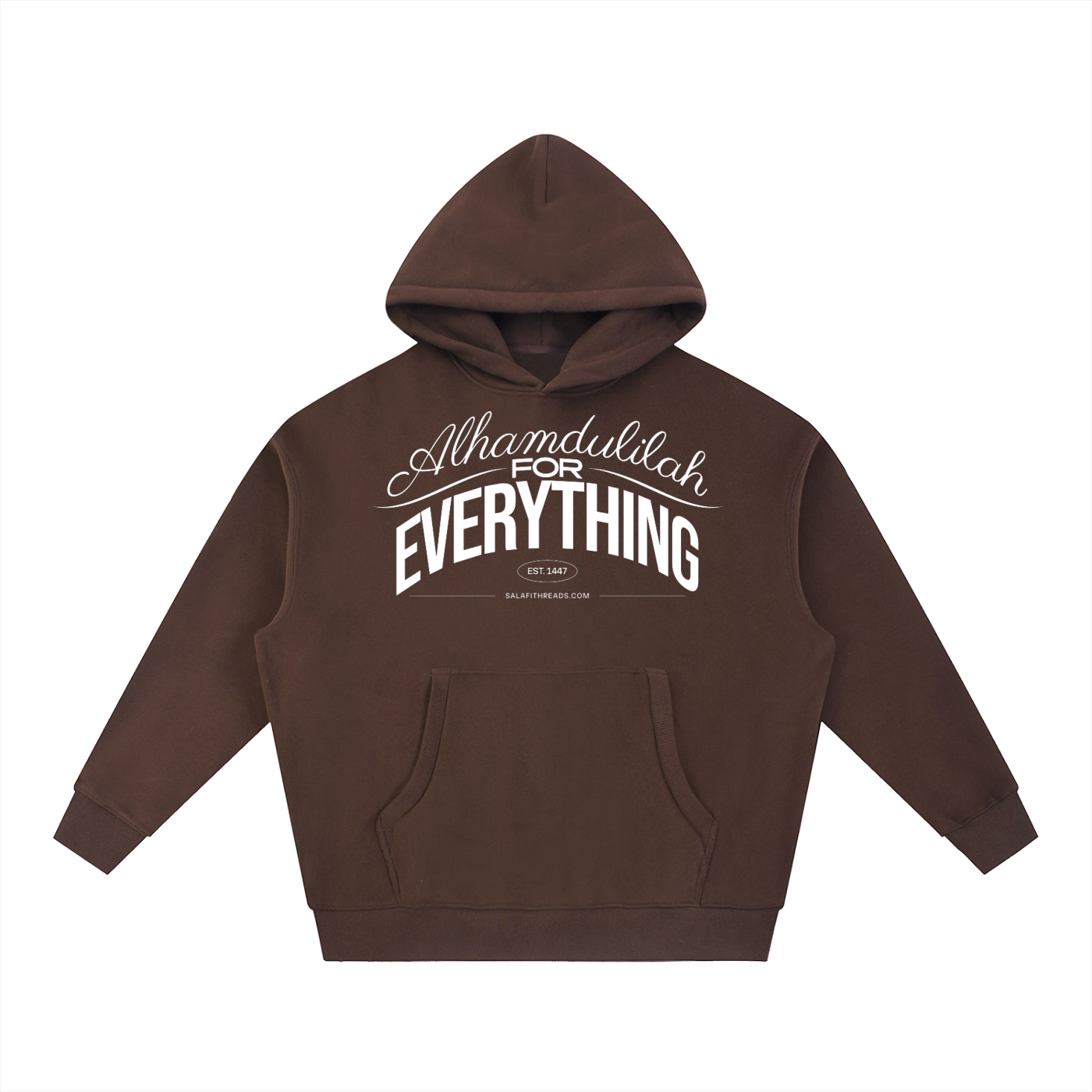 Essential Oversized Boxy Fit Fleece Hoodie