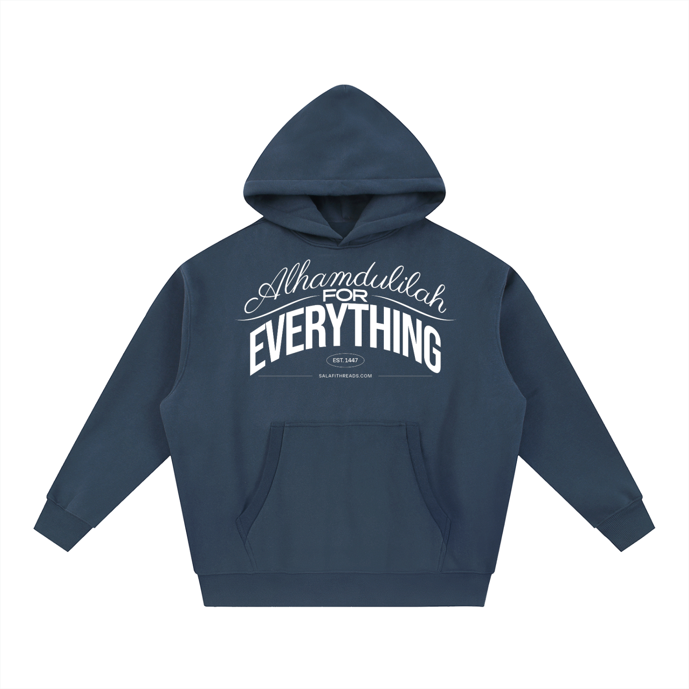 Essential Oversized Boxy Fit Fleece Hoodie