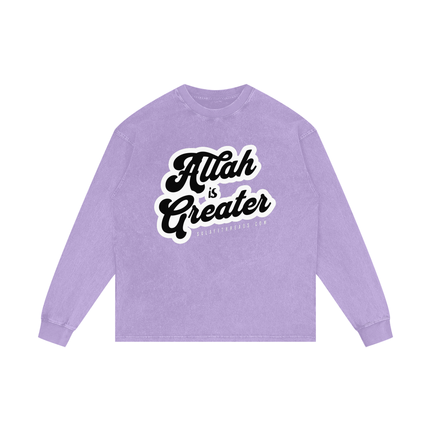 Acid Wash Oversize Long Sleeve T-Shirt