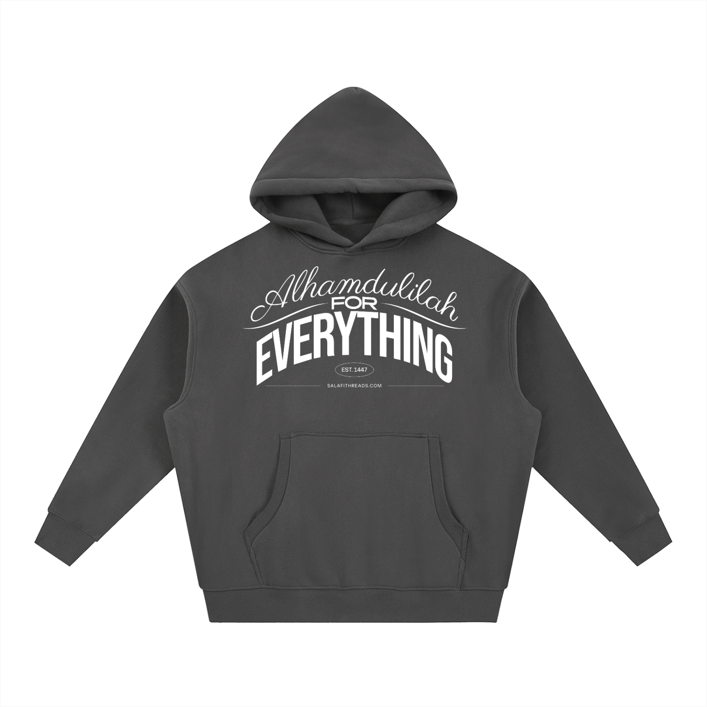 Essential Oversized Boxy Fit Fleece Hoodie
